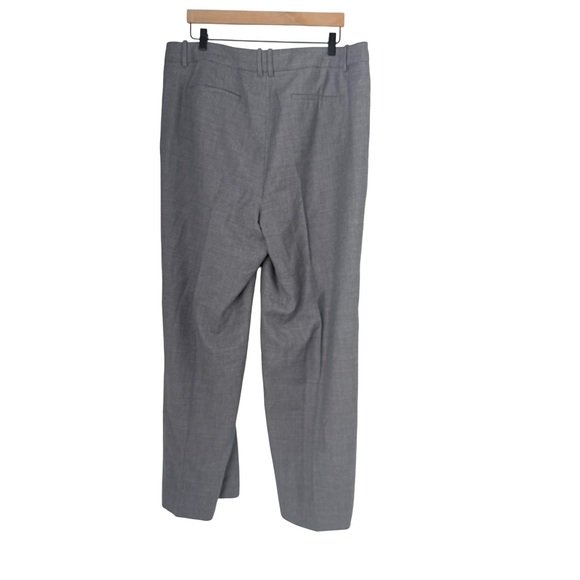 J. Crew Collection Wool-Blend Pleated Wide Leg Trouser Pants Sz 16 - Picture 6 of 13